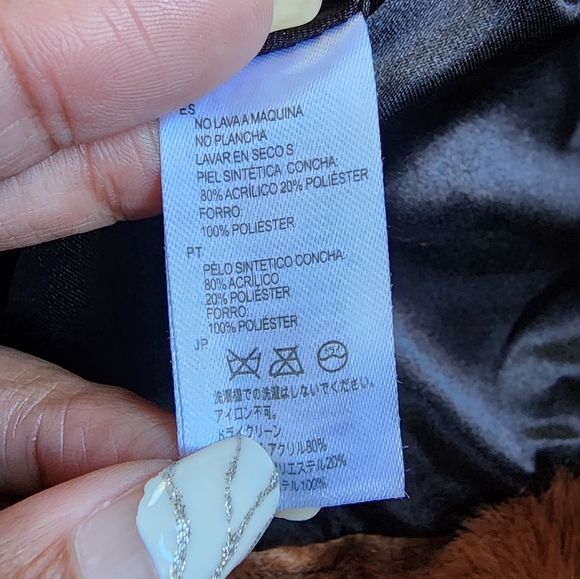 NWT AMUSE SOCIETY FUR JACKET - Picture 13 of 14